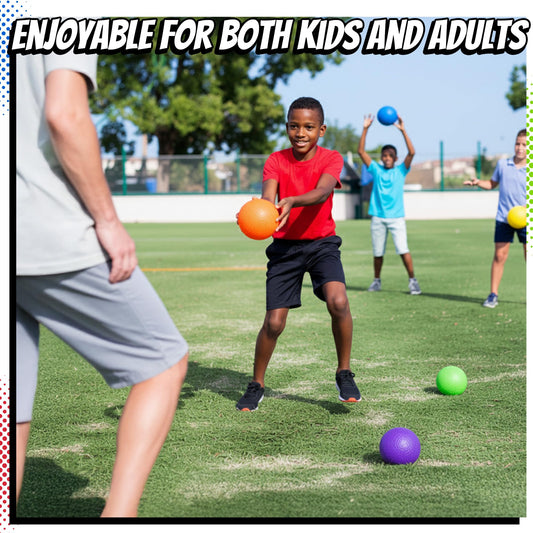 PlayBolt 5-inch dodgeball yellow, bright color boosts visibility during play.