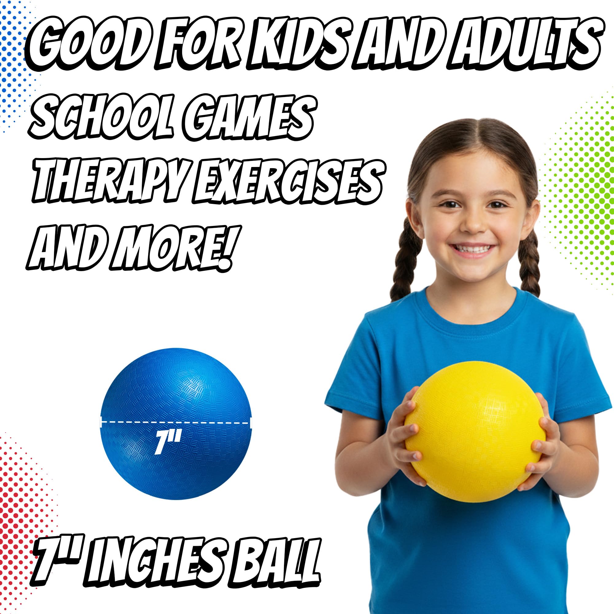 PlayBolt ball with included hand pump and needle for quick inflation.