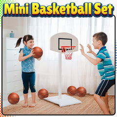 PlayBolt kids enjoying indoor basketball with safe, lightweight balls.