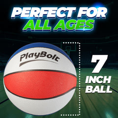 PlayBolt durable all-weather rubber endures indoor and outdoor play.