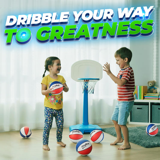 PlayBolt white ball offers high visibility for indoor practice and drills.