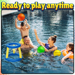 PlayBolt pool-ready balls float for pool games and water play.