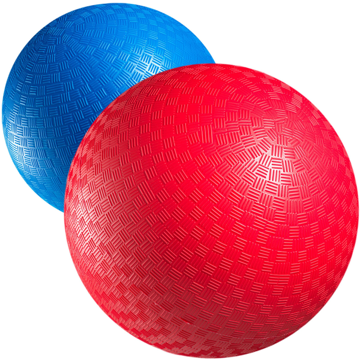 PlayBolt red and blue 9-inch kickball pair for versatile backyard and gym play