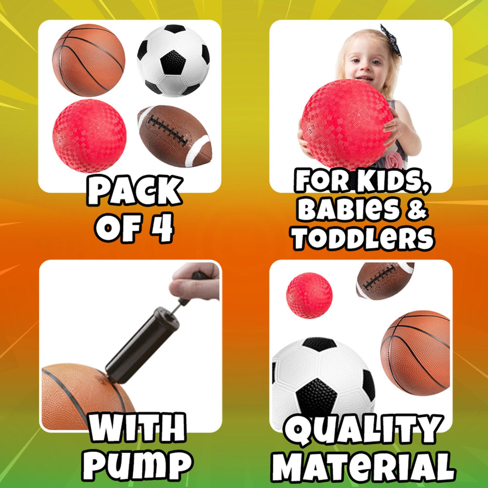 PlayBolt soccer ball 6-inch for young players and backyard fun