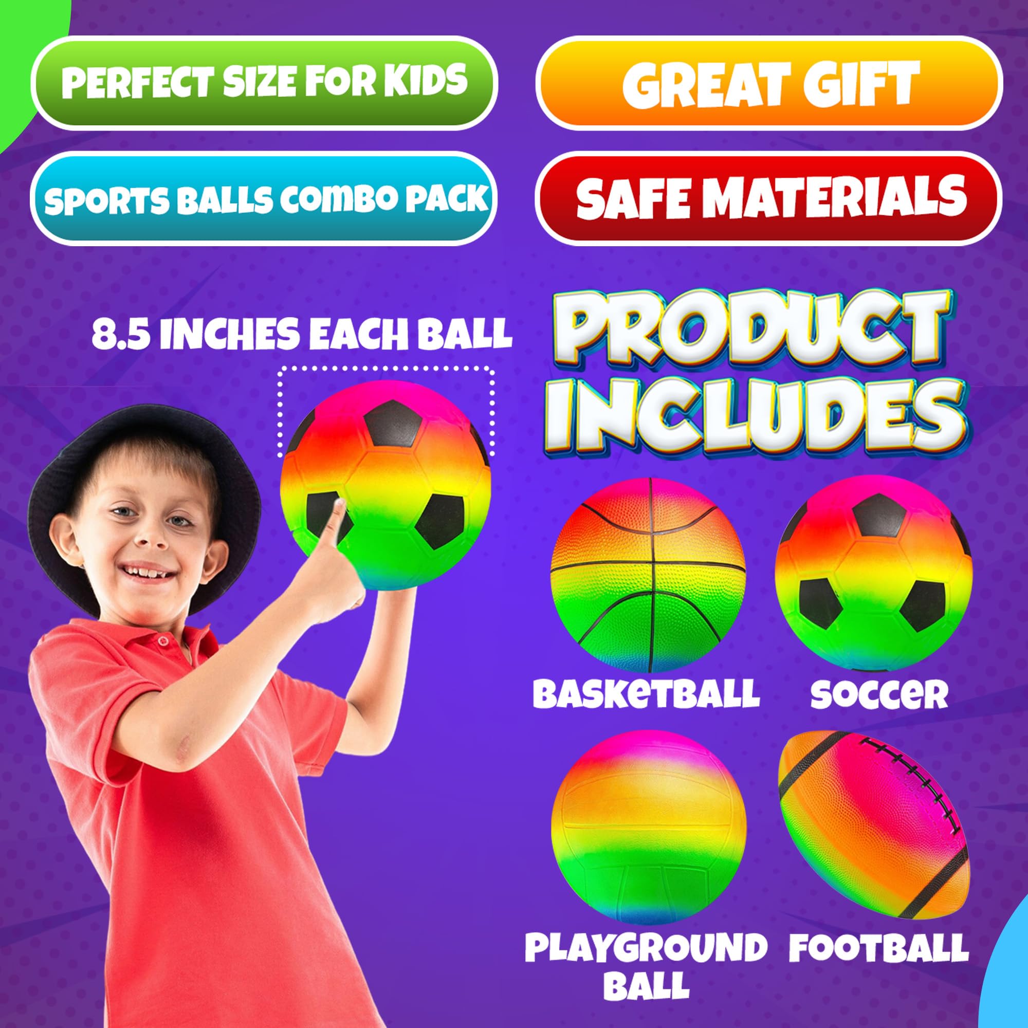 PlayBolt soft, durable rubber for safe, long-lasting play sessions