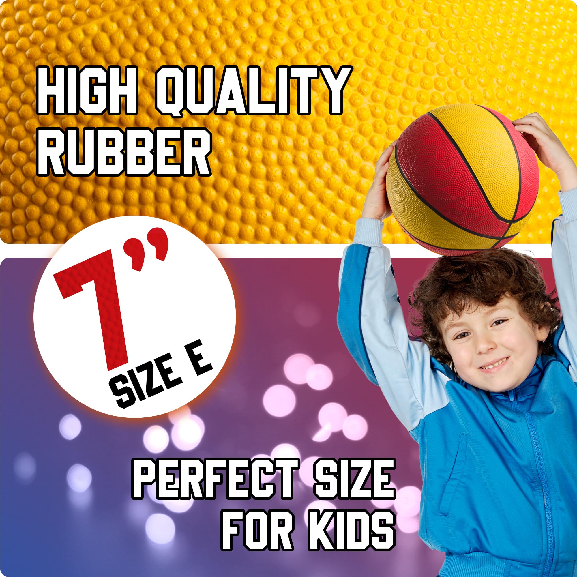 PlayBolt two-tone mini basketball for arcade machines
