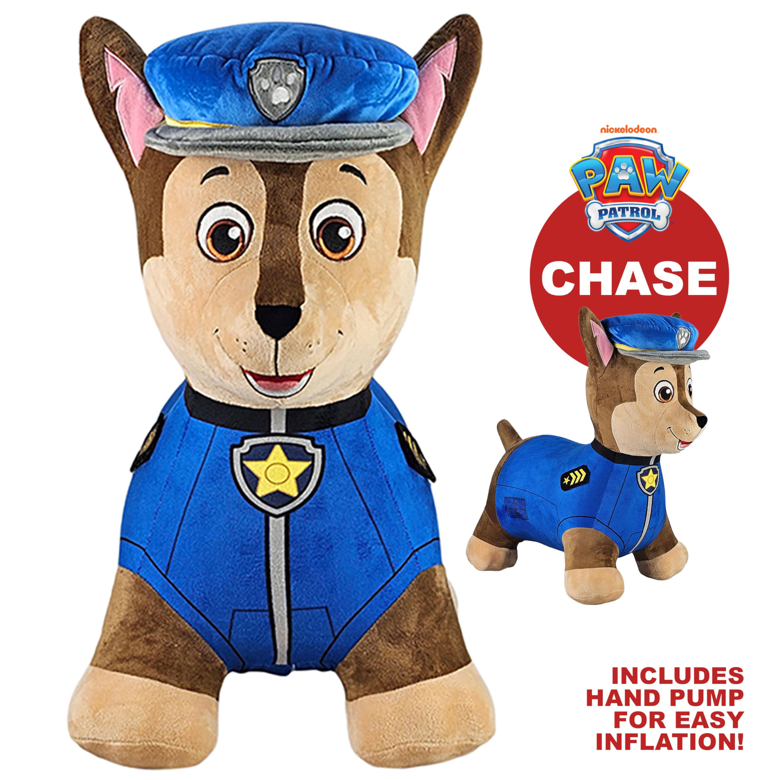 Playful Minds Chase Bouncer indoor and outdoor use shown for versatile play sessions.
