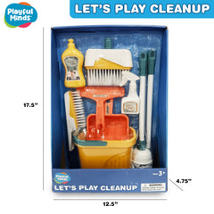 Playful Minds cleaning playset pail: sturdy prop for sorting, pouring, and role-play.