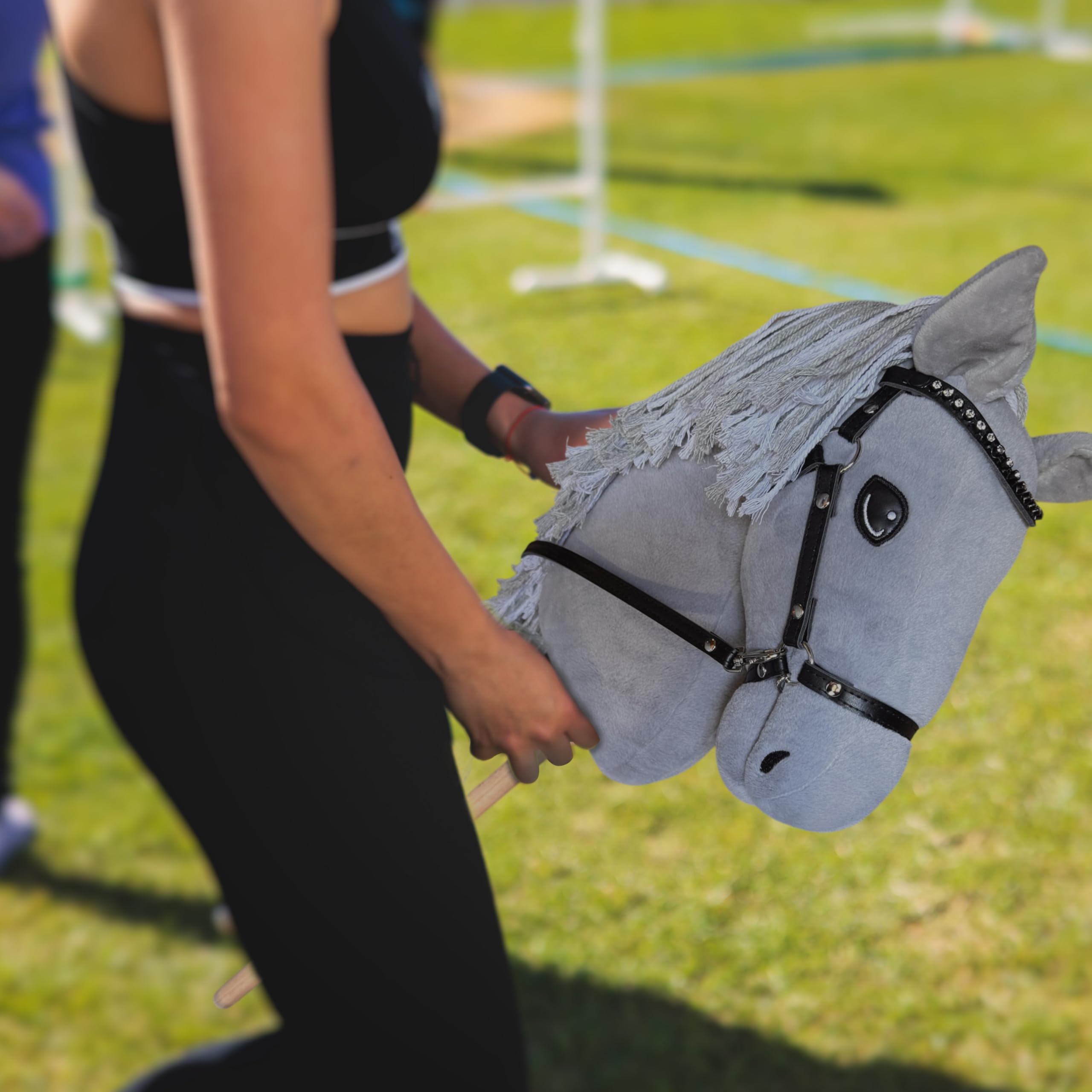 Playful Minds hobby horse oversized 14x29 inches for older kids