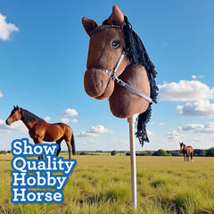 Playful Minds removable reins enable display or casual play.