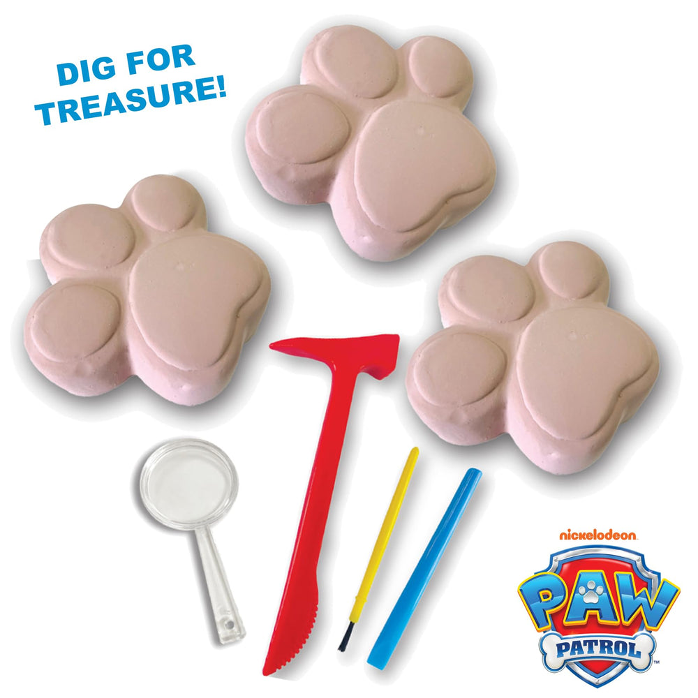 Playful Minds PAW Patrol dig chisel helps precise uncovering of blocks.