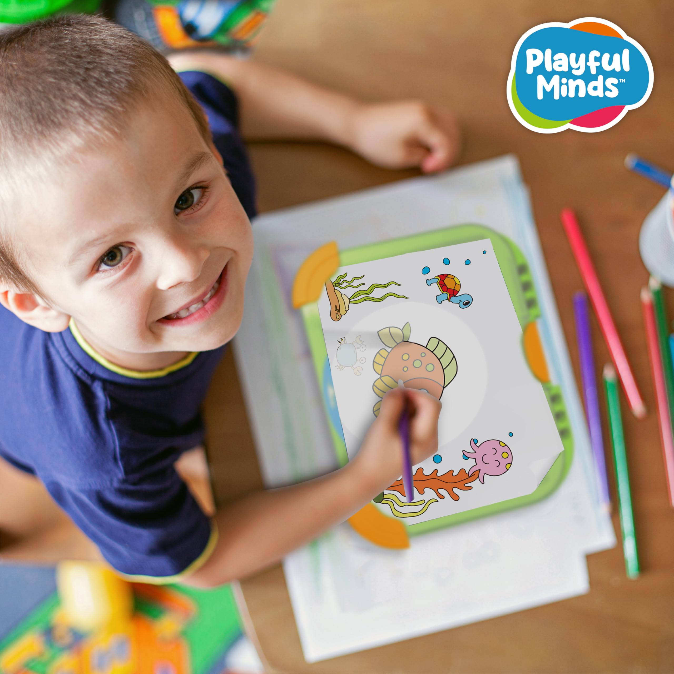 Playful Minds EZ Sketch portable design for travel-friendly drawing on the go.