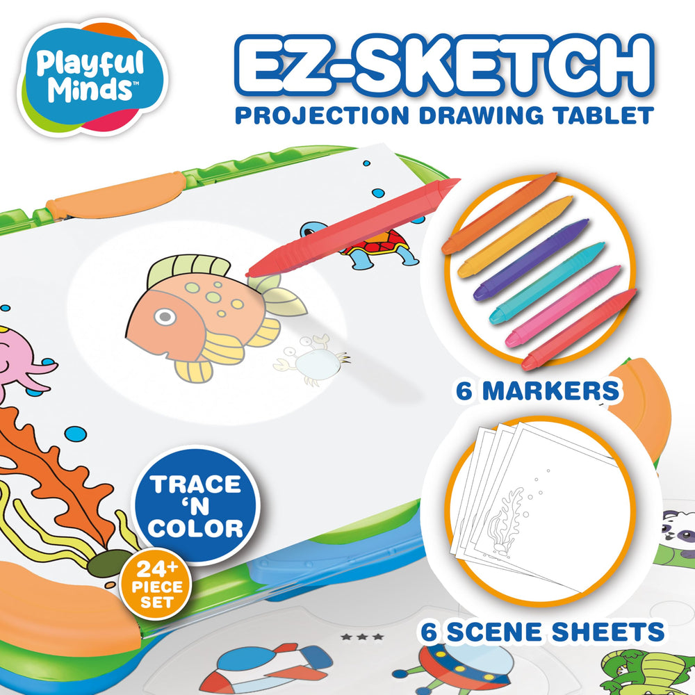 Playful Minds EZ Sketch scene papers for varied backdrops and storytelling sketches.