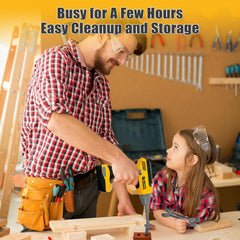 Playhiland nuts bolts wrenches set supports fine motor skills