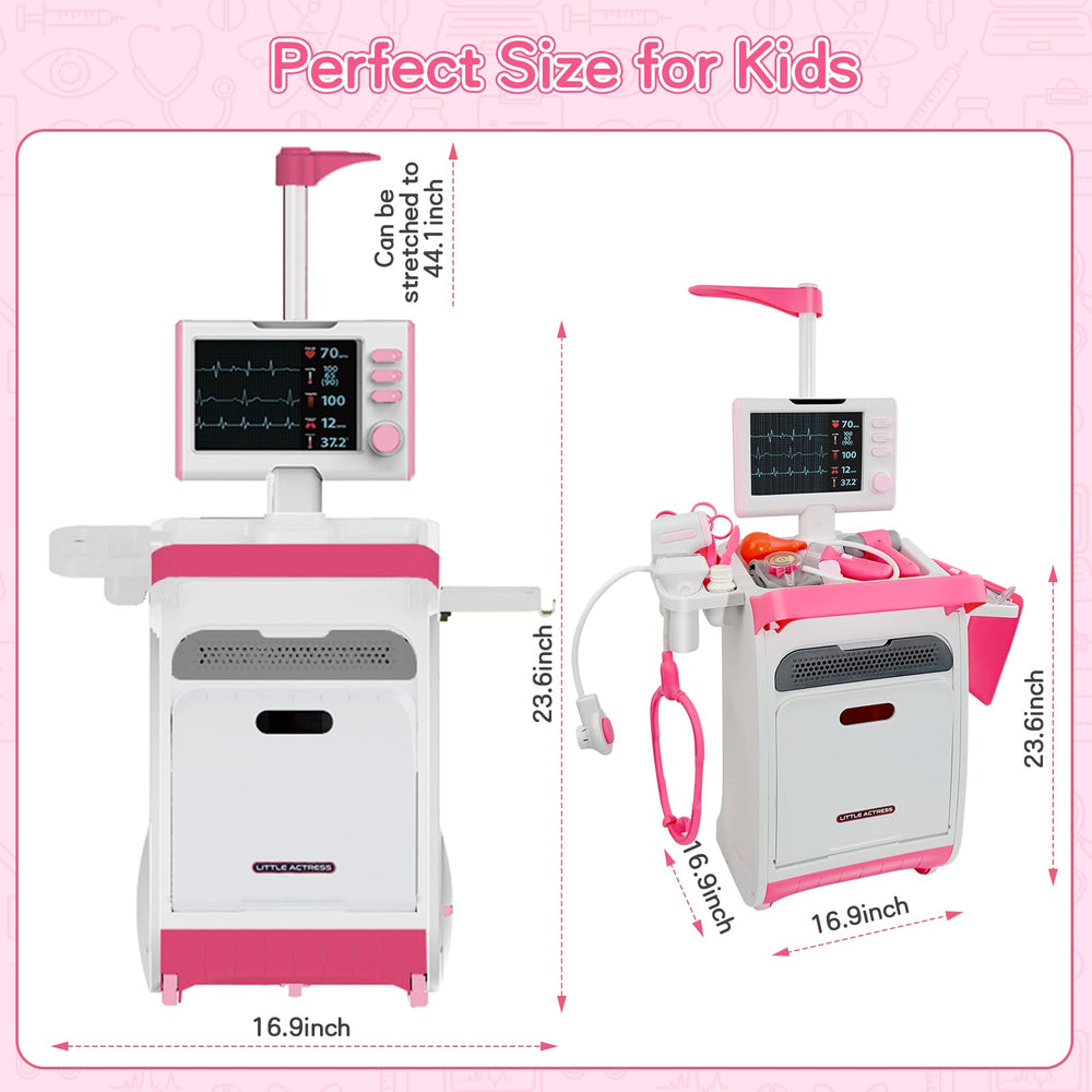 Playhiland pink dental mirror supports careful observation and fine motor practice.