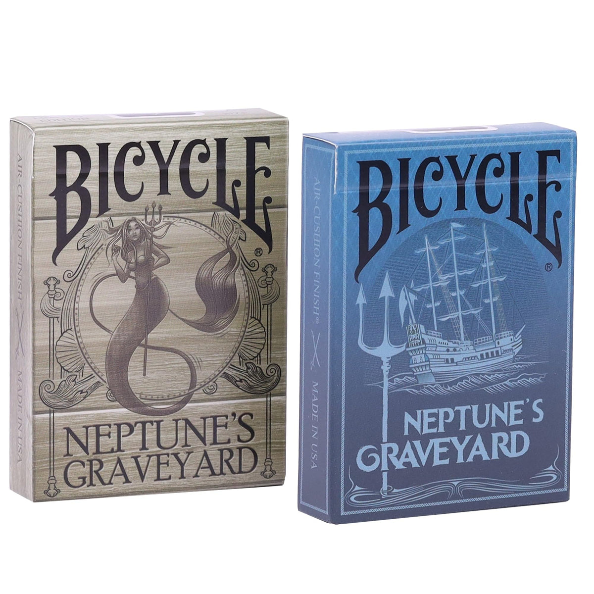 PLAYING CARD DECKS.COM Neptune's Graveyard pirate ship cards for thrilling sea battles.
