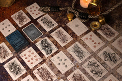 PLAYING CARD DECKS.COM Neptune's Graveyard Robinson Crusoe theme for adventurous card games.