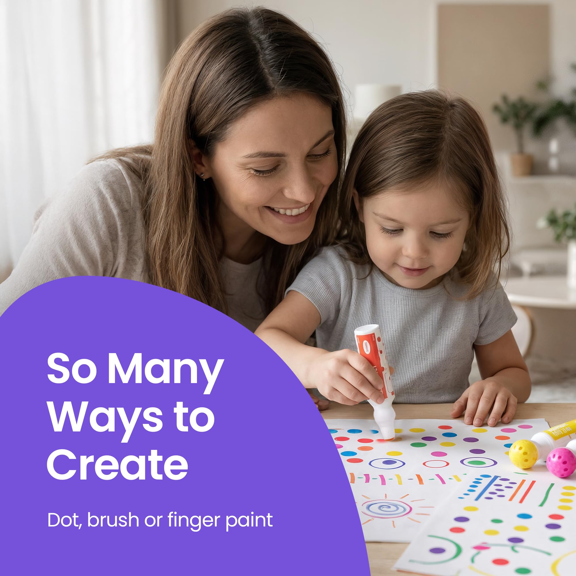 Ideal for home crafts or classroom activities with low-odor ink