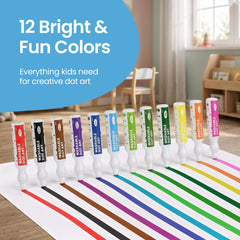 Squeeze-bottle design minimizes mess during quick coloring sessions