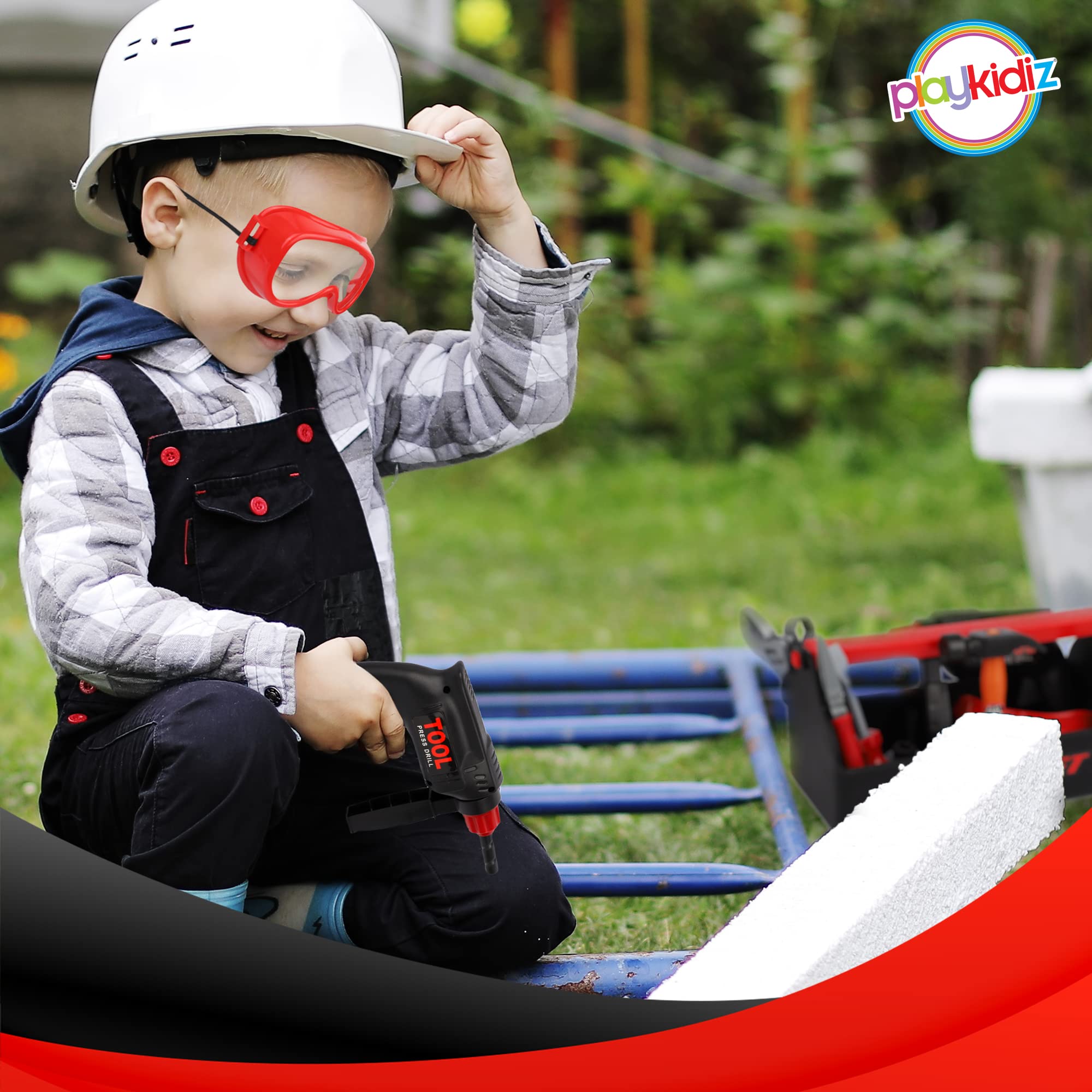 Ideal gift for tool-loving kids and budding builders.