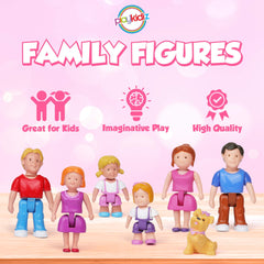 Playkidz family figures: older siblings for storytelling and scenes.