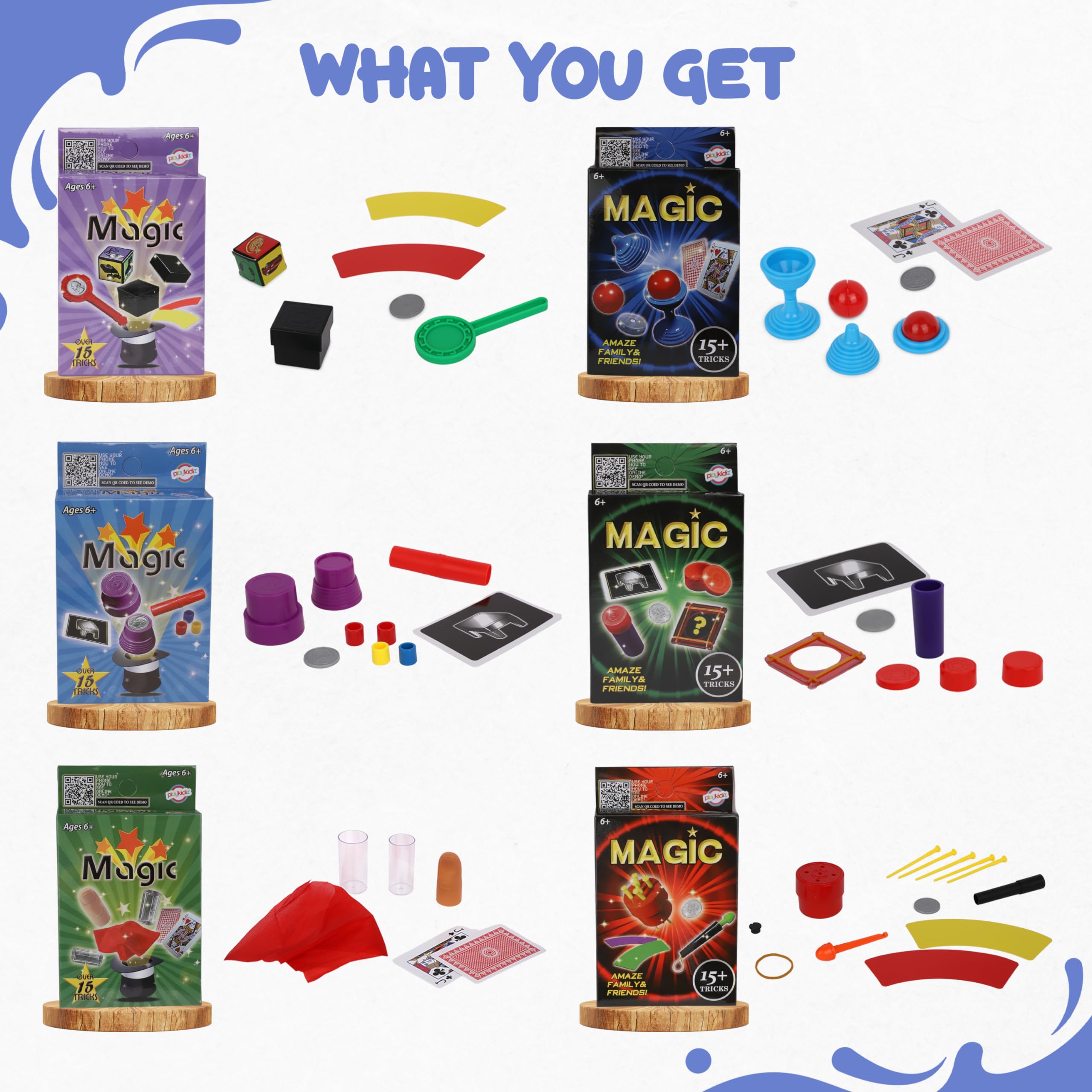 Playkidz kids magic set—beginner tricks for confident pretend play.