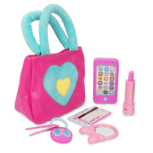 Playkidz Princess My First Purse Set package shows a complete pretend play kit for kids.