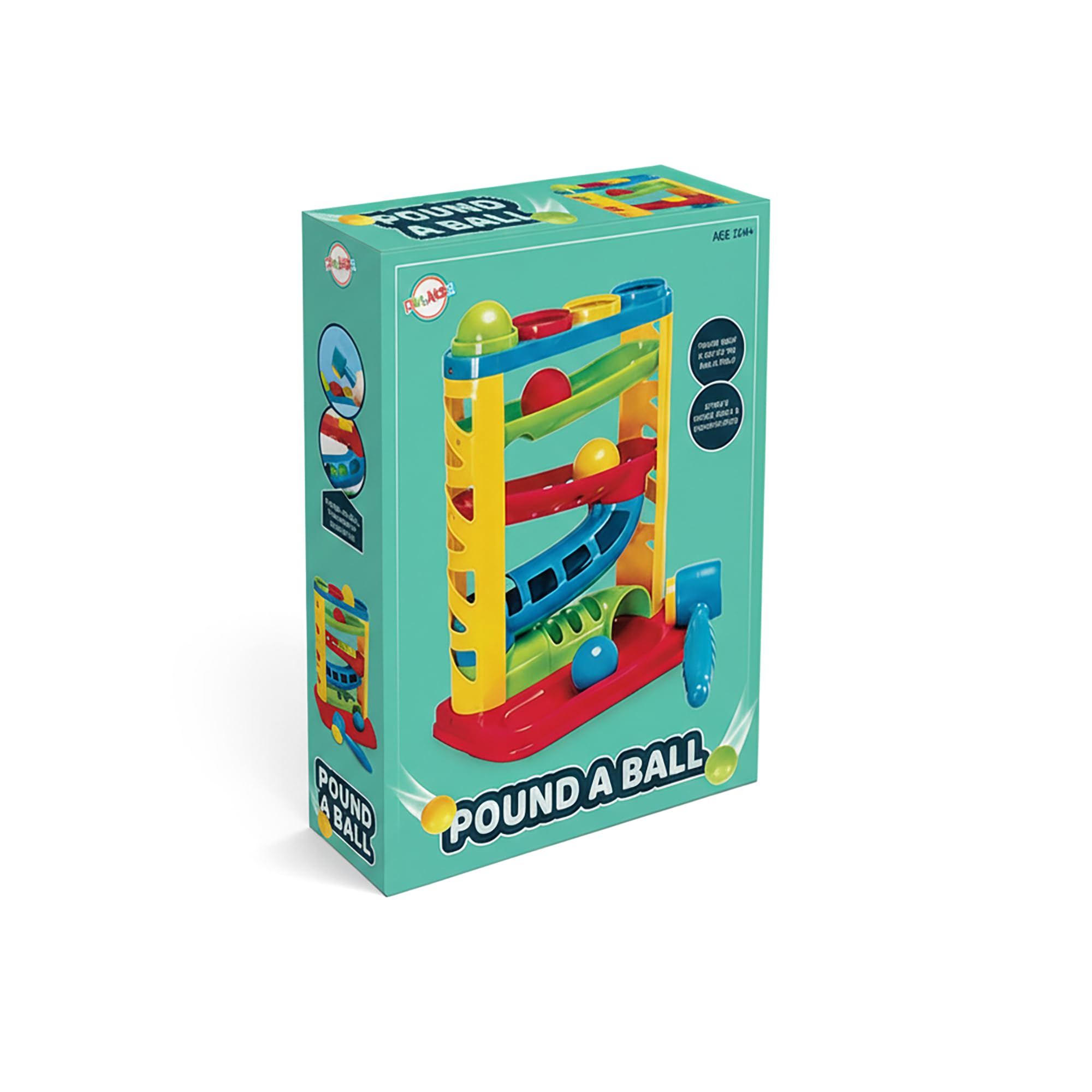 Playkidz toddler-friendly hammer with easy-grip design for little hands.