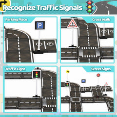 Bright Playmags roads inspire curious kids during hands-on building sessions.