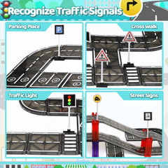 Playmags City Layout encourages spatial planning and creative road networks.
