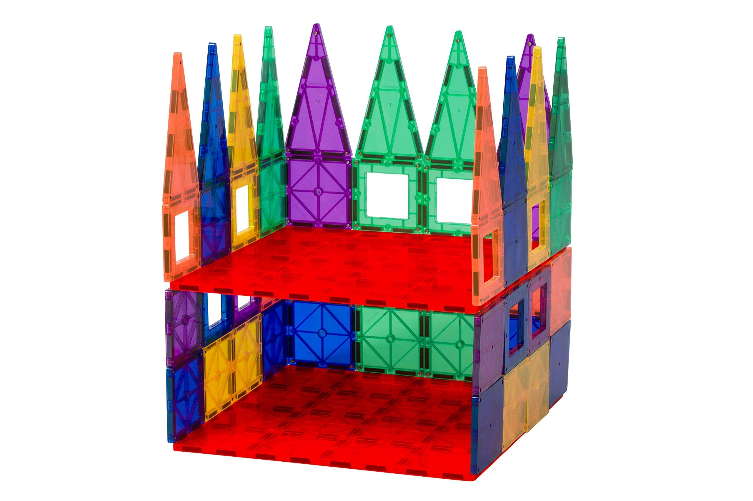 Playmags stabilizer magnetic sides attract from all angles.