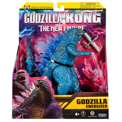 PlayMates GVK Energized Godzilla 6in figure, front view showcasing detailed sculpt for collectors.