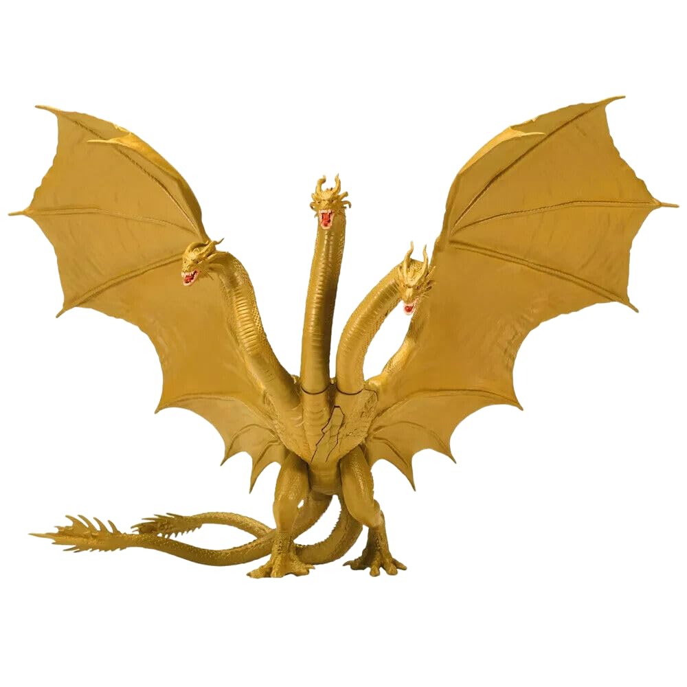 PlayMates King Ghidorah 6-inch figure front view for display and collection.