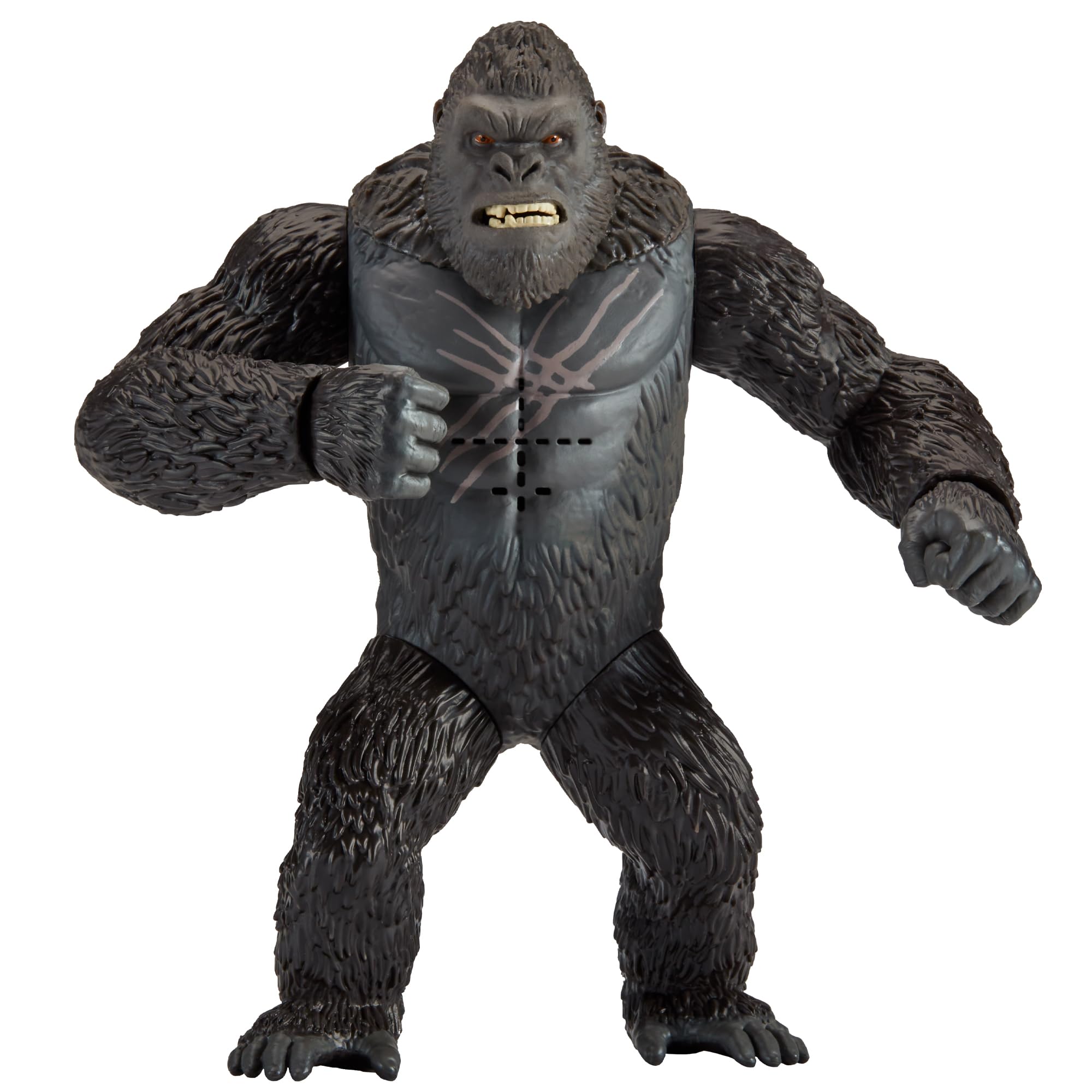 Godzilla x Kong 7in Kong figure ready for dramatic battle poses.