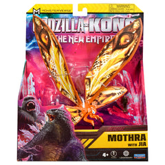 PlayMates Mothra with Jia 6 inch figure closeup eyes reveals craftsmanship