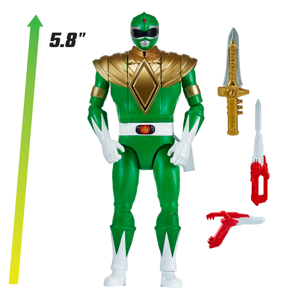 PlayMates Green Ranger packaging card showing availability.