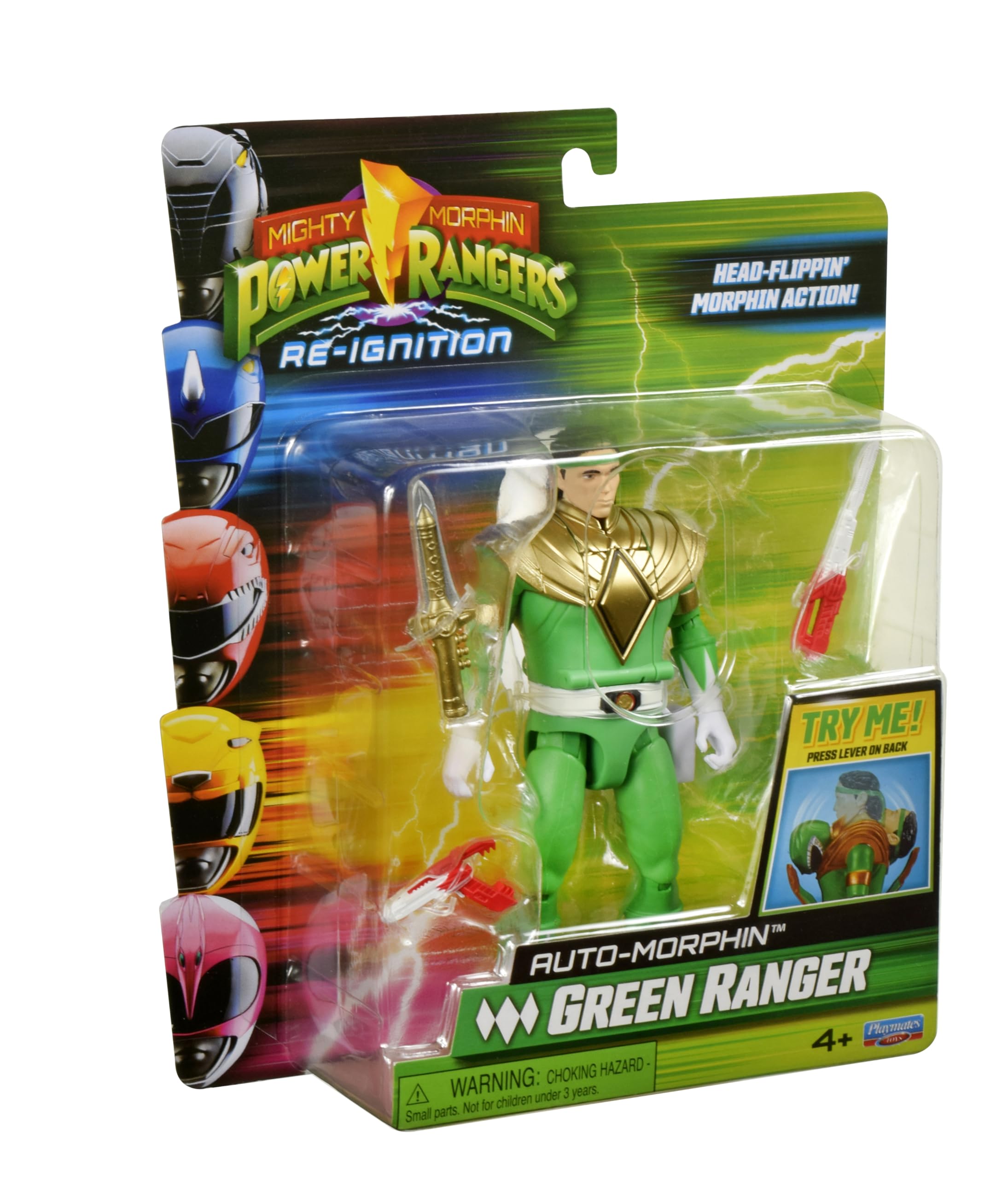PlayMates Green Ranger collectible ready for posing and display.