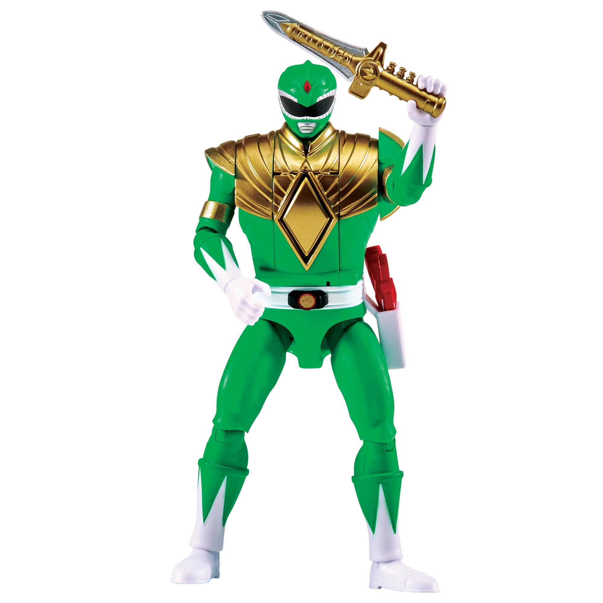 PlayMates Green Ranger six-inch front view figure for dynamic play sessions.