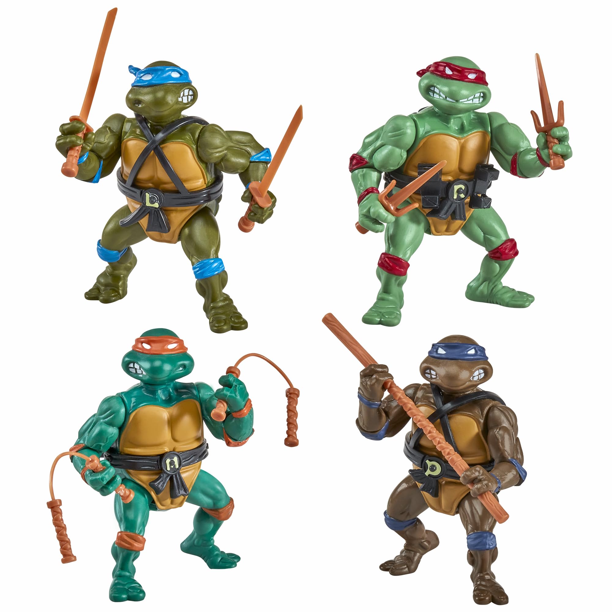 PlayMates TMNT 1987 Michelangelo figure — vibrant colors ideal for shelf display