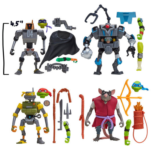 PlayMates TMNT Bishop in Mech close-up with TV-inspired detailing.