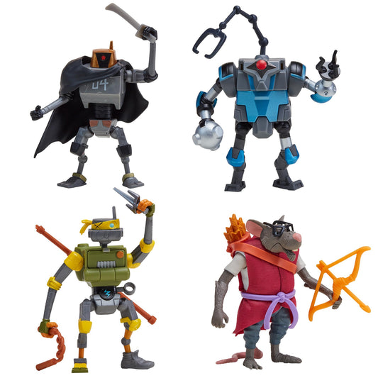 PlayMates TMNT Mix N Match Mechazoid front view with interchangeable limbs.