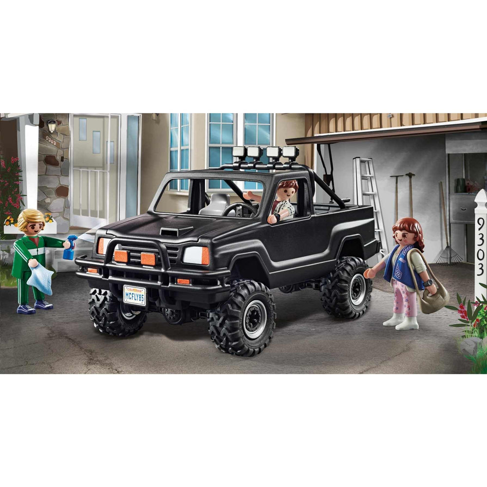 Playmobil Marty's Pickup Truck with Marty figure supports storytelling adventures.