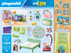 Playmobil Bedroom with Baby Corner swing and accessories spark imaginative play
