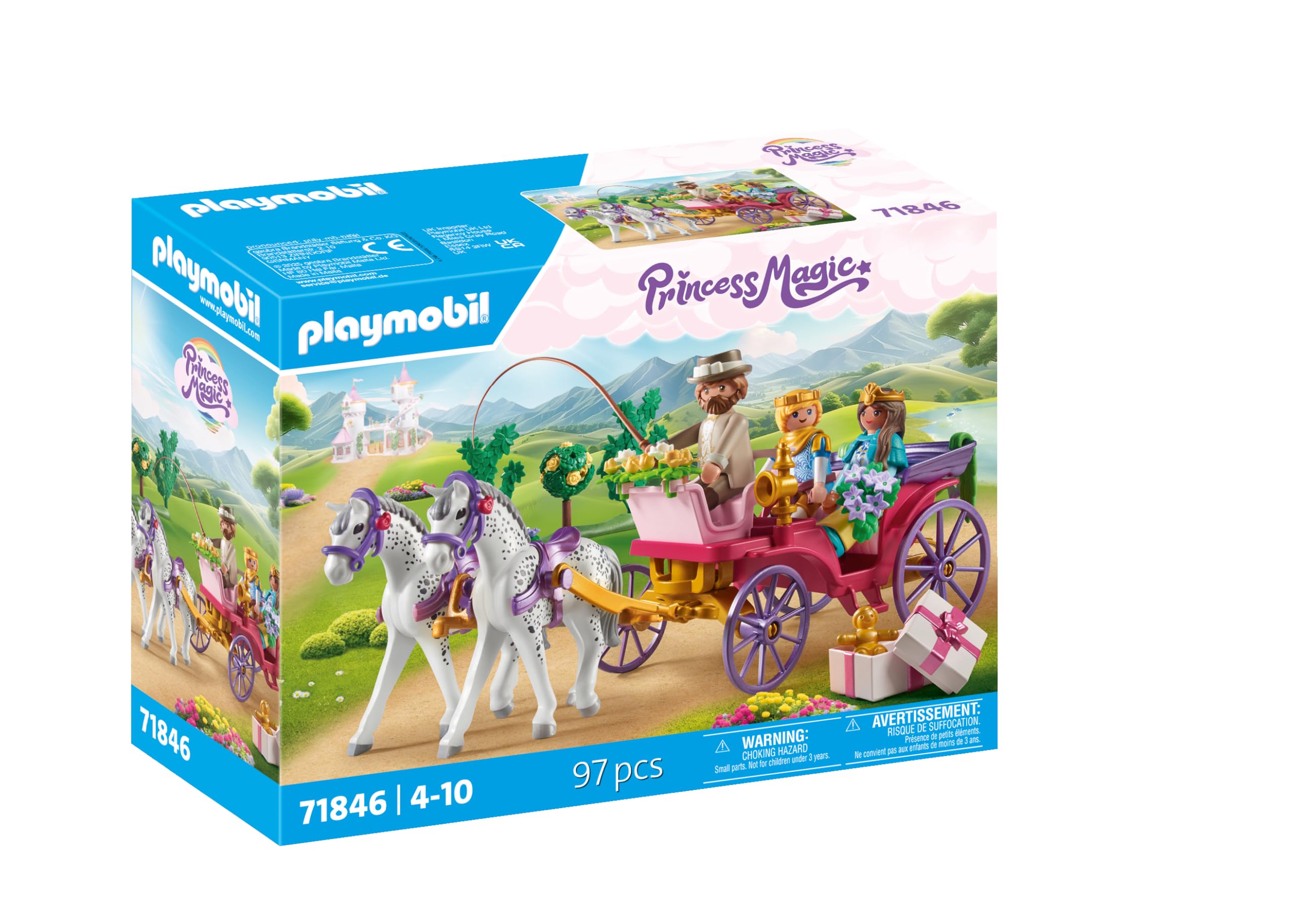 Playmobil Carriage Ride: elegant carriage for imaginative royal adventures.