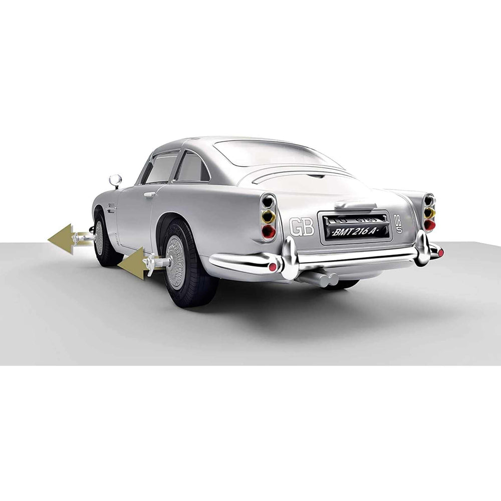 Playmobil figures Bond, Goldfinger, Oddjob, and Henchman for action storytelling.