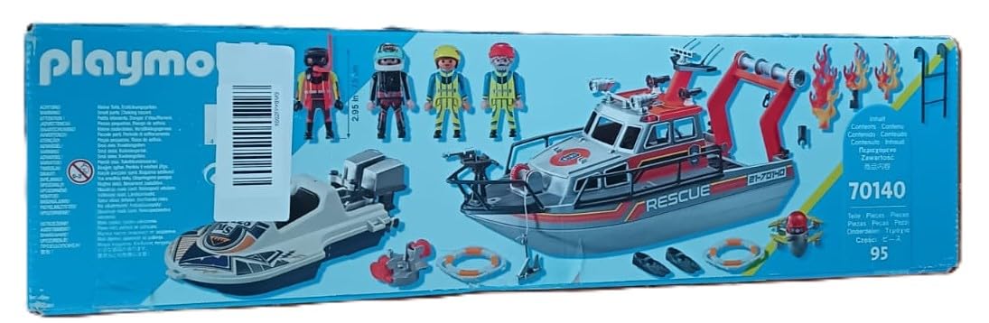 Playmobil Fire Rescue heavy anchor keeps boats steady during operations.