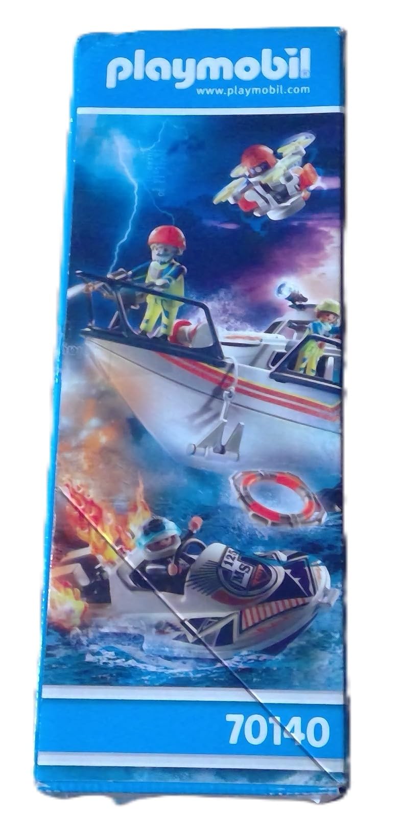 Playmobil Fire Rescue life buoy accessory supports safe life-saving practice.