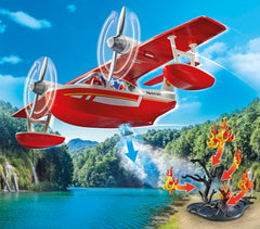 Branches with attachable flames for Playmobil forest rescue setup