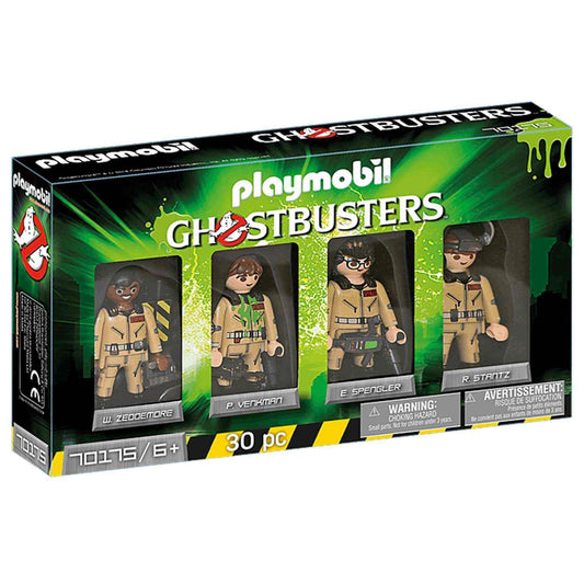 Playmobil Ghostbusters Ray Stantz figure for imaginative ghostbusting play and display.
