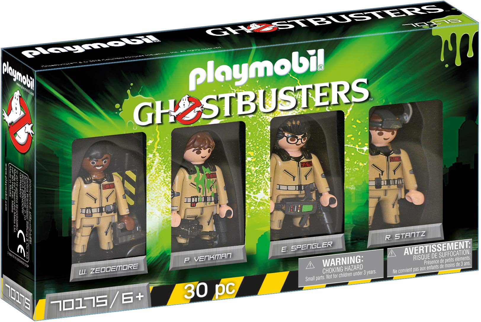 Playmobil Ghostbusters Winston Zeddemore figure for collaborative storytelling.